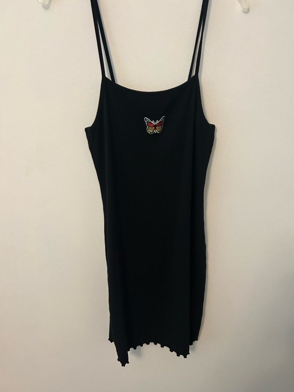 wild fable Black Ribbed Tank Top